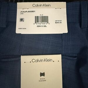 Calvin Klein NWT blue dress pants 32x32